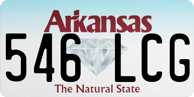 AR license plate 546LCG