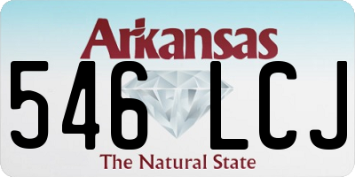 AR license plate 546LCJ