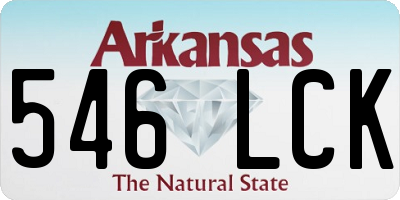 AR license plate 546LCK