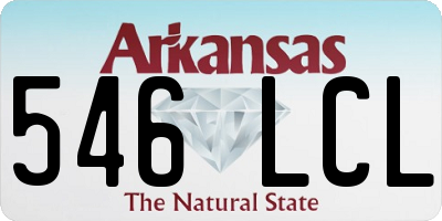AR license plate 546LCL