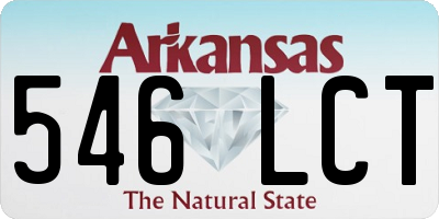 AR license plate 546LCT