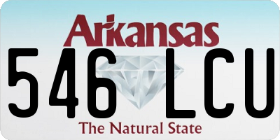 AR license plate 546LCU