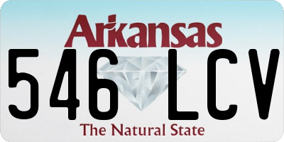 AR license plate 546LCV