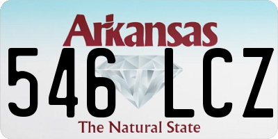 AR license plate 546LCZ