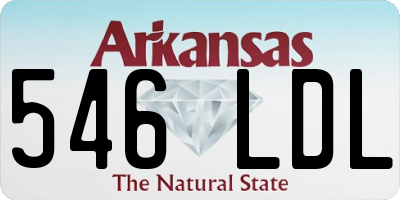 AR license plate 546LDL