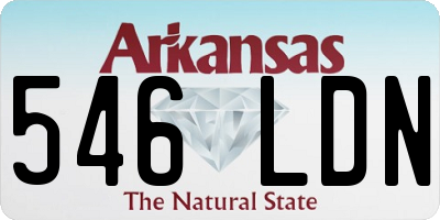 AR license plate 546LDN