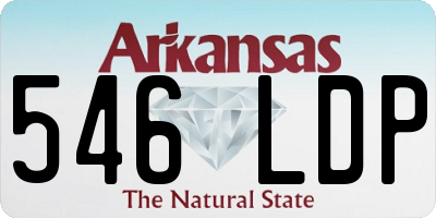 AR license plate 546LDP