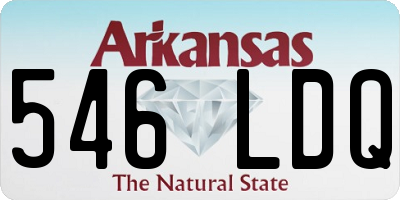 AR license plate 546LDQ