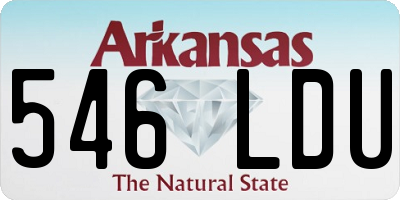 AR license plate 546LDU
