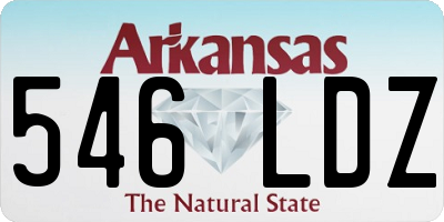 AR license plate 546LDZ