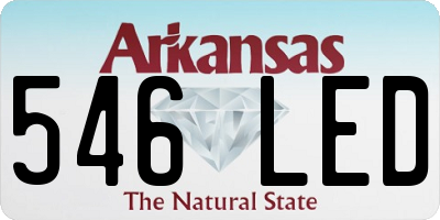 AR license plate 546LED