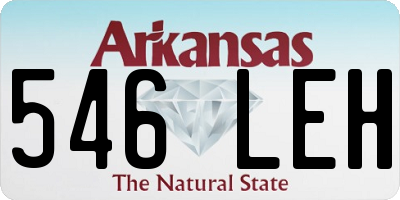 AR license plate 546LEH