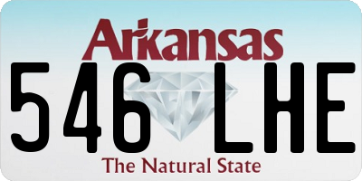 AR license plate 546LHE