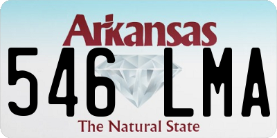 AR license plate 546LMA
