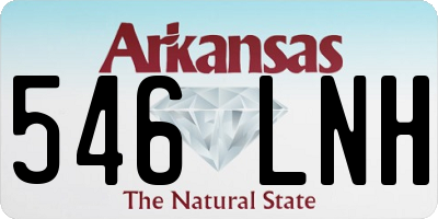 AR license plate 546LNH