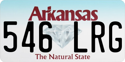 AR license plate 546LRG