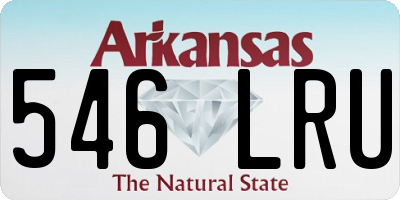 AR license plate 546LRU