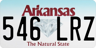 AR license plate 546LRZ