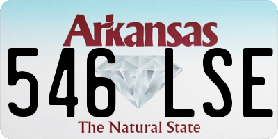 AR license plate 546LSE