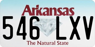 AR license plate 546LXV
