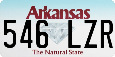 AR license plate 546LZR