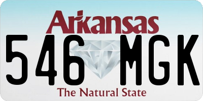 AR license plate 546MGK