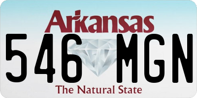 AR license plate 546MGN