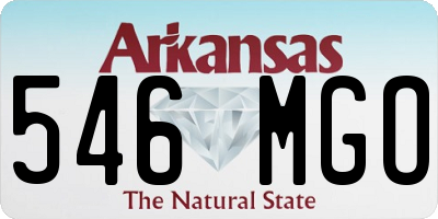 AR license plate 546MGO