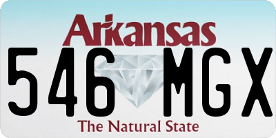 AR license plate 546MGX