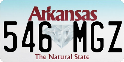 AR license plate 546MGZ