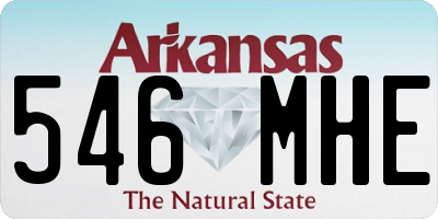 AR license plate 546MHE