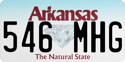 AR license plate 546MHG