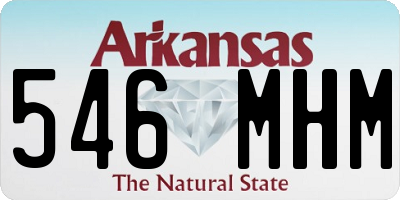 AR license plate 546MHM