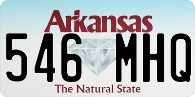 AR license plate 546MHQ
