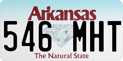 AR license plate 546MHT