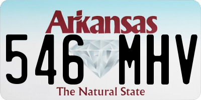 AR license plate 546MHV