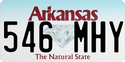 AR license plate 546MHY