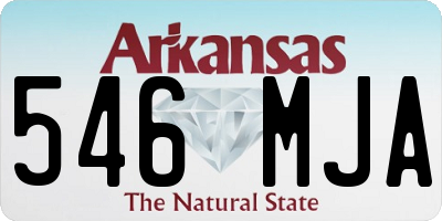 AR license plate 546MJA