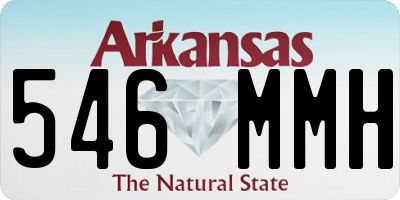 AR license plate 546MMH