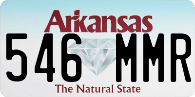 AR license plate 546MMR