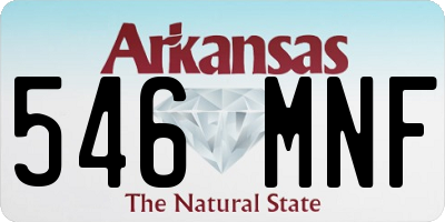 AR license plate 546MNF