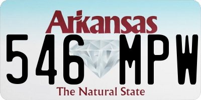 AR license plate 546MPW