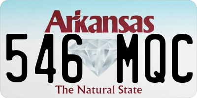 AR license plate 546MQC