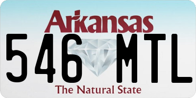 AR license plate 546MTL