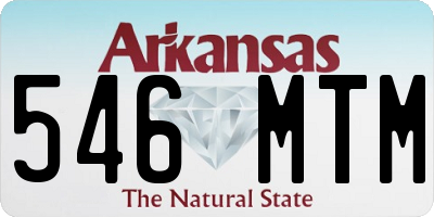 AR license plate 546MTM