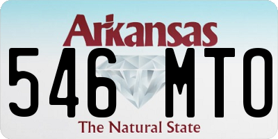 AR license plate 546MTO