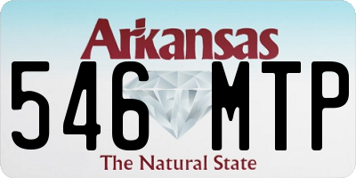 AR license plate 546MTP