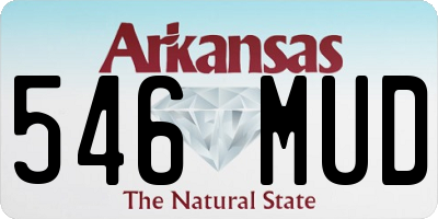 AR license plate 546MUD