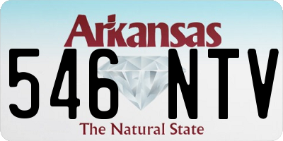 AR license plate 546NTV