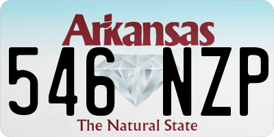 AR license plate 546NZP
